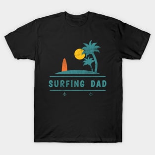 Surfing Dad T-Shirt Sweater Hoodie Phone Case Coffee Mug Tablet Case Tee Birthday Gift T-Shirt